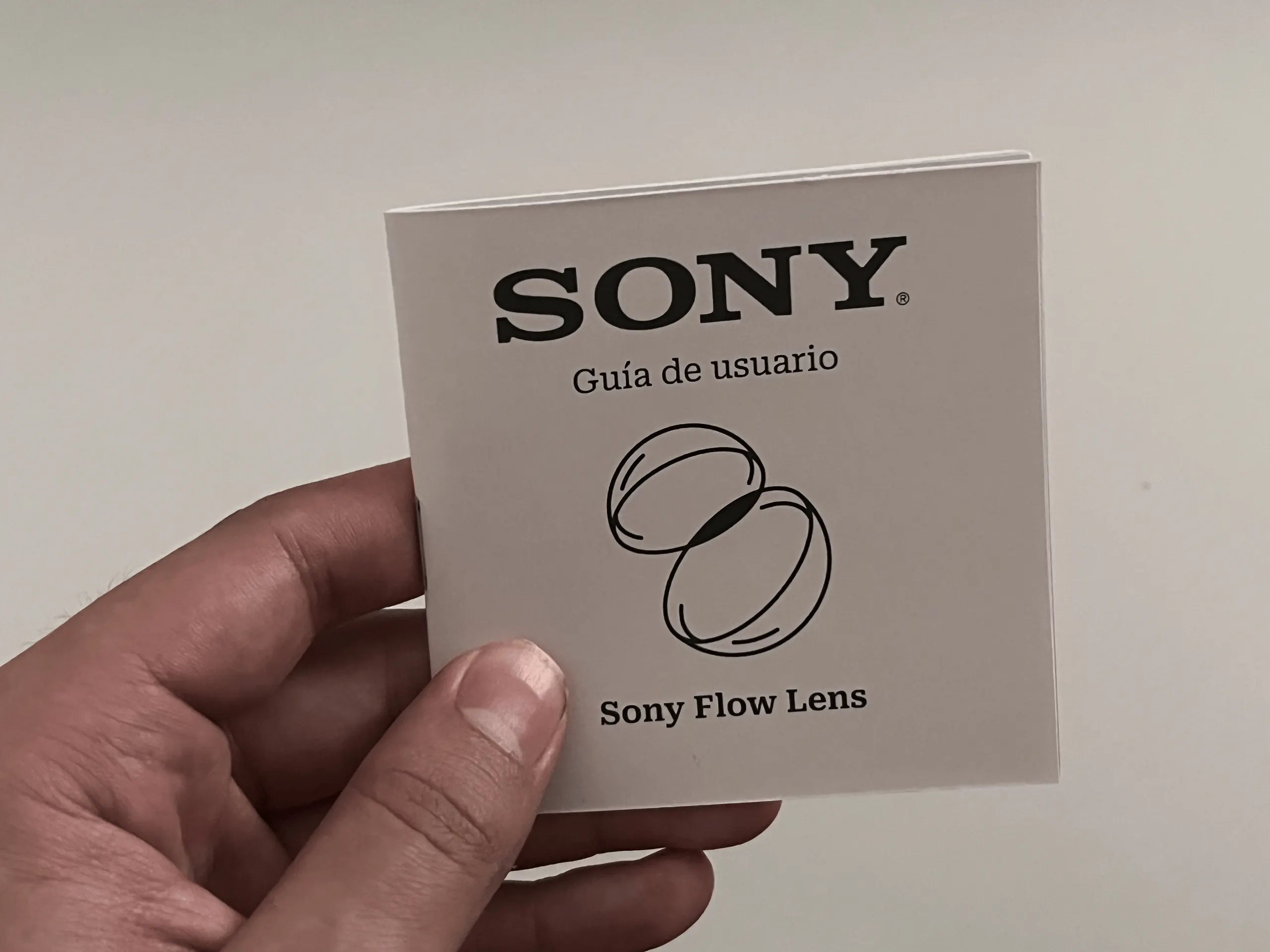 Sony Flow Lens — Manual de uso