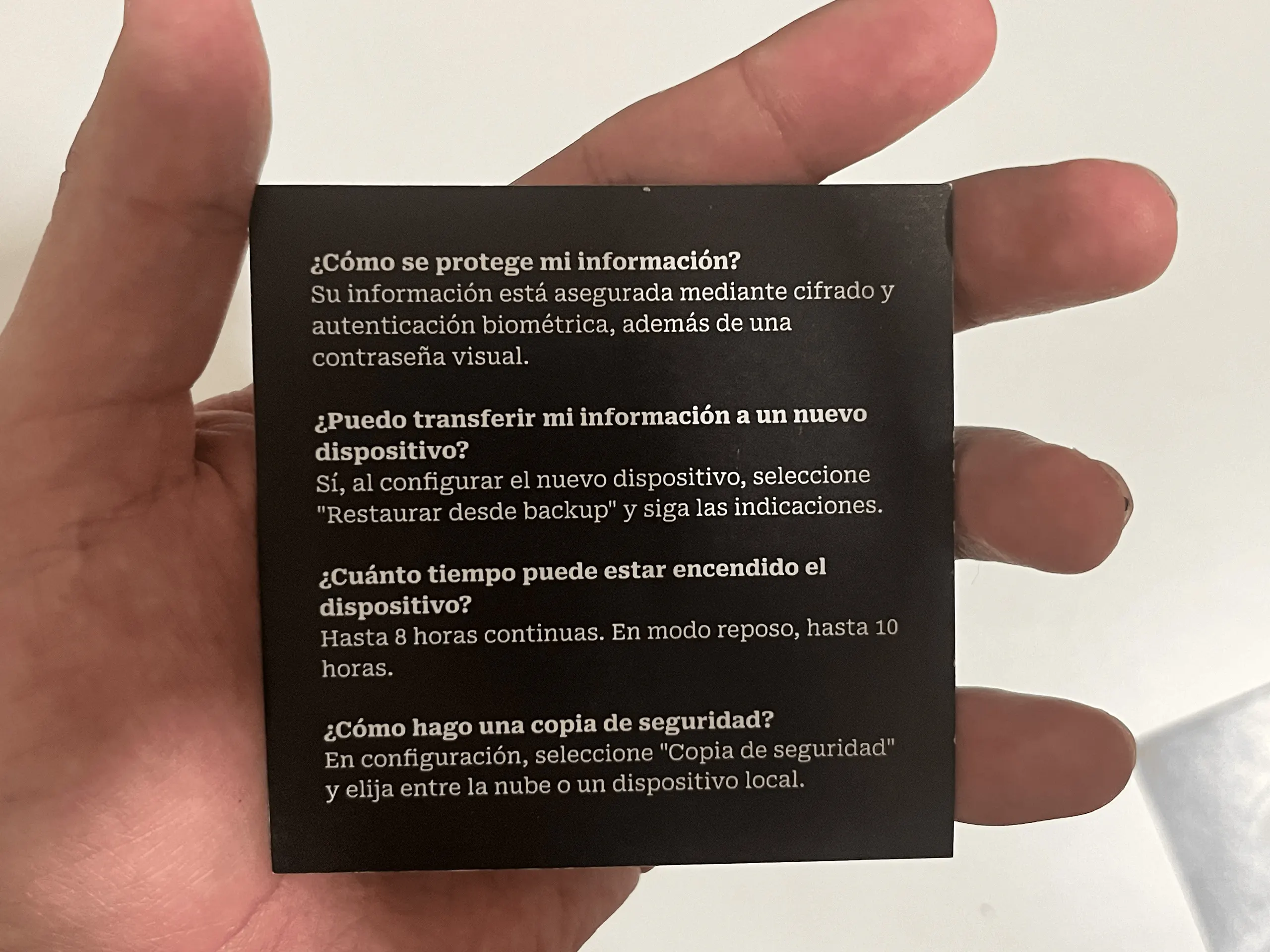 Sony Flow Lens — Tarjeta FAQ